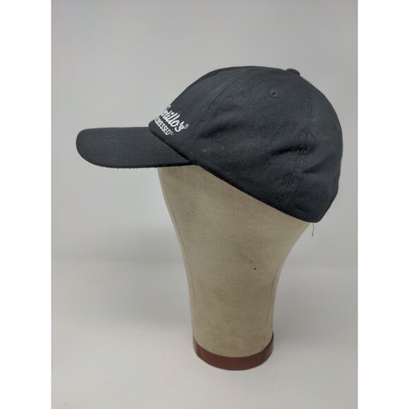 Portillo's Hot Dogs Slideback Hat Adjustable Black Embroidered Logo - Picture 4 of 9